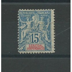 SENEGAL et DEPENDANCES 1892 / 93 ALLEGORIA DELLE COLONIE MLH YV n. 13h MF27600