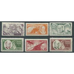 1930 LETTONIA LATVIJA MONUMENTO AL POETA REINIS 6 V MNH MF27655