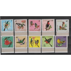 RUANDA - RWANDAISE 1976 FLORA E FAUNA 8 VAL MNH MF54466