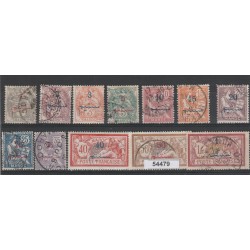 MASROCCO 1911-17 YVERT 25/36 12 VAL USATI MF54479