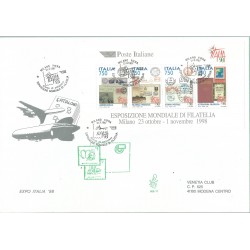 1997 FDC VENETIA 908/IT ITALIA EXPO MONDIALE DI FILATELIA ITALIA '98 BF MF27831