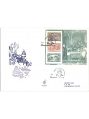 1992 FDC VENETIA N 754 SPAGNA CRISTOFORO COLOMBO BF 6 BUSTE VIAGGIATE MF27841