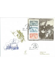 1992 FDC VENETIA N 754 SPAGNA CRISTOFORO COLOMBO BF 6 BUSTE VIAGGIATE MF27841