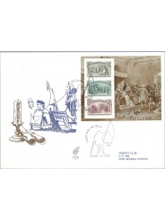 1992 FDC VENETIA N 754 STATI UNITI USA CRISTOFORO COLOMBO BF 6 BUSTE VIAGGIATE MF27838