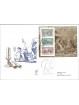 1992 FDC VENETIA N 754 STATI UNITI USA CRISTOFORO COLOMBO BF 6 BUSTE VIAGGIATE MF27838