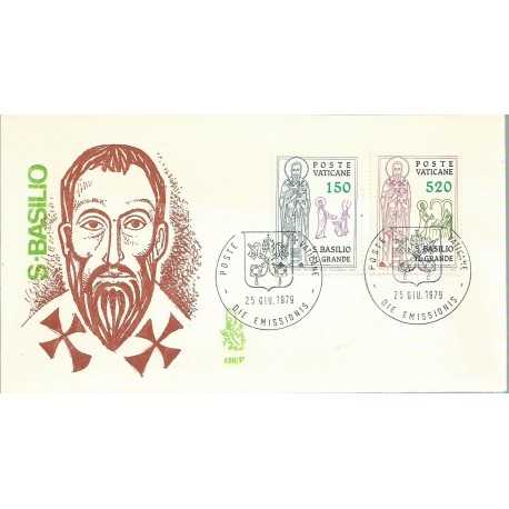 1979 FDC VENETIA N. 159/V - VATICANO SAN BASILIO IL GRANDE NON VIAGGIATA MF28164