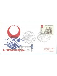 1980 FDC VENETIA N. 165 /V - VATICANO POSTA AEREA VIAGGIO IN TURCHIA RACCOMANDATA MF28158