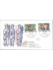 1980 FDC VENETIA N. 167 /V - VATICANO OMNES SACTIS RACCOMANDATA MF28156