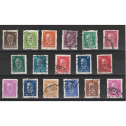 1936 ESTONIA EESTI PRESIDENTE PATS 17 VALORI USATI MF56671