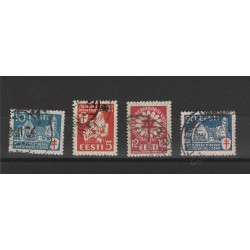 1933 ESTONIA EESTI OPERE ANTITUBERCOLARI 4 VAL USATI MF54673