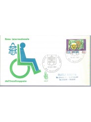 1981 FDC VENETIA N. 172 /V - VATICANO ANNO HANDICAP VIAGGIATA MF28152