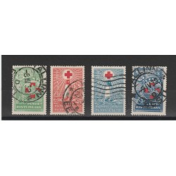 1931 ESTONIA EESTI CROCE ROSSA 4 VAL USATI MF54666