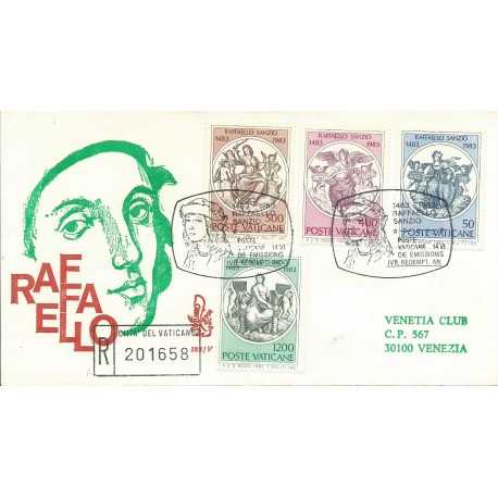 1983 FDC VENETIA N 182 /V - VATICANO RAFFAELLO SANZIO RACCOMANDATA MF28141