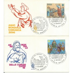 1983 FDC VENETIA N 184 /V - VATICANO ANNO COMUNICAZIONI NON VIAGGIATE MF28137