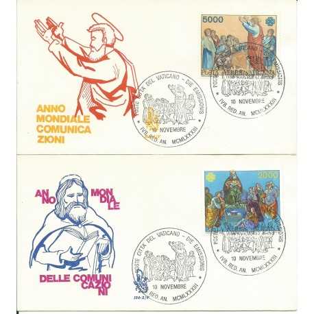 1983 FDC VENETIA N 184 /V - VATICANO ANNO COMUNICAZIONI NON VIAGGIATE MF28137