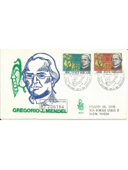 1984 FDC VENETIA N 186 /V - VATICANO G.J. MENDEL RACCOMANDATA MF28136