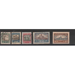 1927 ESTONIA EESTI PRO VITTIME DI GUERRA 5 V USATI MF54665