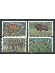 1975 THAILANDIA THAILAND FAUNA ANIMALI 4 V MNH MF53744
