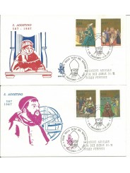 1987 FDC VENETIA N 202 /V - VATICANO SANT' AGOSTINO NON VIAGGIATE MF28120