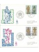 1987 FDC VENETIA 205/v VATICANO OLYMPHILEX '87 NON VIAGGIATA MF28117