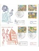 1988 FDC VENETIA N 213 /V - VATICANO VIAGGI DEL PAPA RACCOMANDATE MF28109