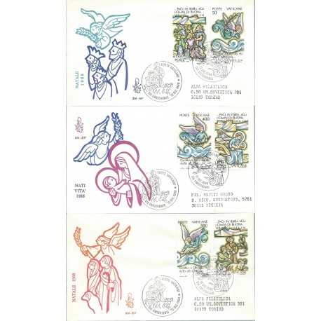 1988 FDC VENETIA N 214 /V - VATICANO NATALE NON VIAGGIATE MF28108