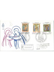 1989 FDC VENETIA N 216 /V - VATICANO VISITAZIONE RACCOMANDATA MF28107