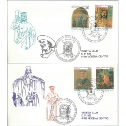 1992 FDC VENETIA N 237 /V - VATICANO PIERO DELLA FRANCESCA VIAGGIATE MF28088