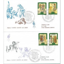 1996 FDC VENETIA N 275 /V - VATICANO VERSO L'ANNO SANTO VIAGGIATE MF28056