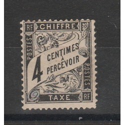 1881 FRANCIA FRANCE SEGNATASSE CIFRA AL CENTRO 1 VAL USATO MF54791