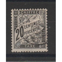1881 FRANCIA FRANCE SEGNATASSE CIFRA AL CENTRO 1 VAL USATO MF54788