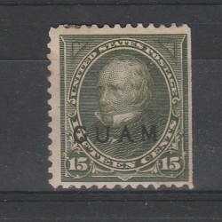 1899 STATI UNITI USA SOPRASTAMPA ISOLA DI GUAM 1 VAL USATO MF54796