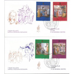 2003 FDC VENETIA N 359 VATICANO CAPPELLA NICOLINA VIAGGIATE MF27993