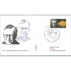 2003 FDC VENETIA N 364 VATICANO SANTO JOSEMARIA ESCRIVA VIAGGIATA MF27989