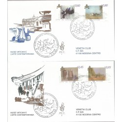 2004 FDC VENETIA N 375 VATICANO MUSEI VATICANI E ARTE VIAGGIATE MF27989