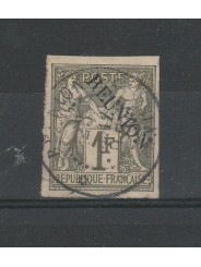 REUNION 1891 EMISSSIONE PER LE COLONIE 1VAL USATO MF54755