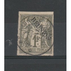 REUNION 1891 EMISSSIONE PER LE COLONIE 1VAL USATO MF54755