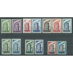 1956 EUROPA UNITA CEPT ANNATA COMPLETA 13 VALORI NUOVI MNH MF18617