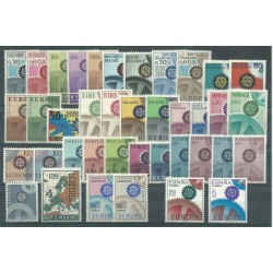 EUROPA CEPT ANNATA 1967 - 39 VAL MNH MF18608