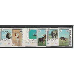MAURITANIE MAURITANIA 1978 FAUNA ANIMALI IN PERICOLO 6 VAL MNH MF54850