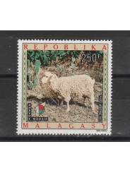 MADAGASCAR MALAGASY 1972 FAUINA CAPRA MOHAIR 1 VAL MNH MF54871