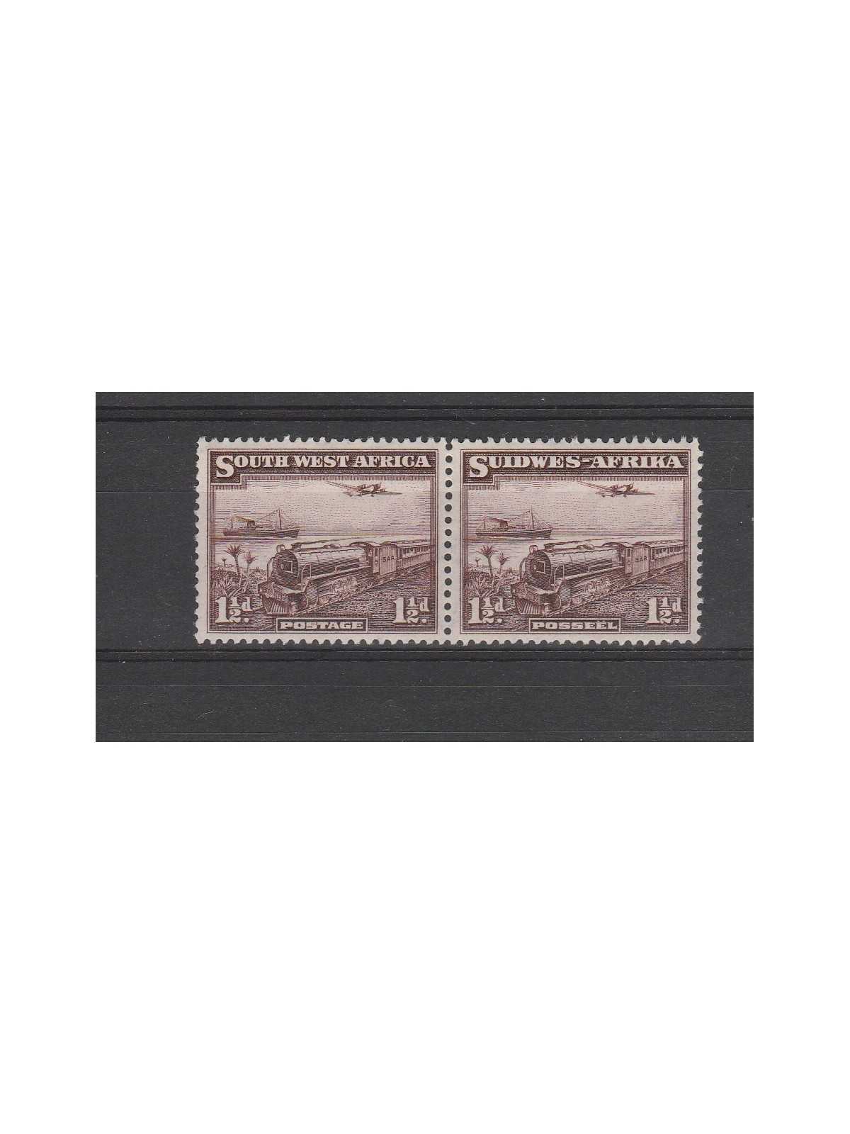 SOUTH AFRICA 1937 LOCOMOTIVA 2 VAL MNH MF54708