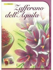 2008 REPUBBLICA ITALIANA FOLDER ZAFFERANO DELL'AQUILA MADE IN ITALY