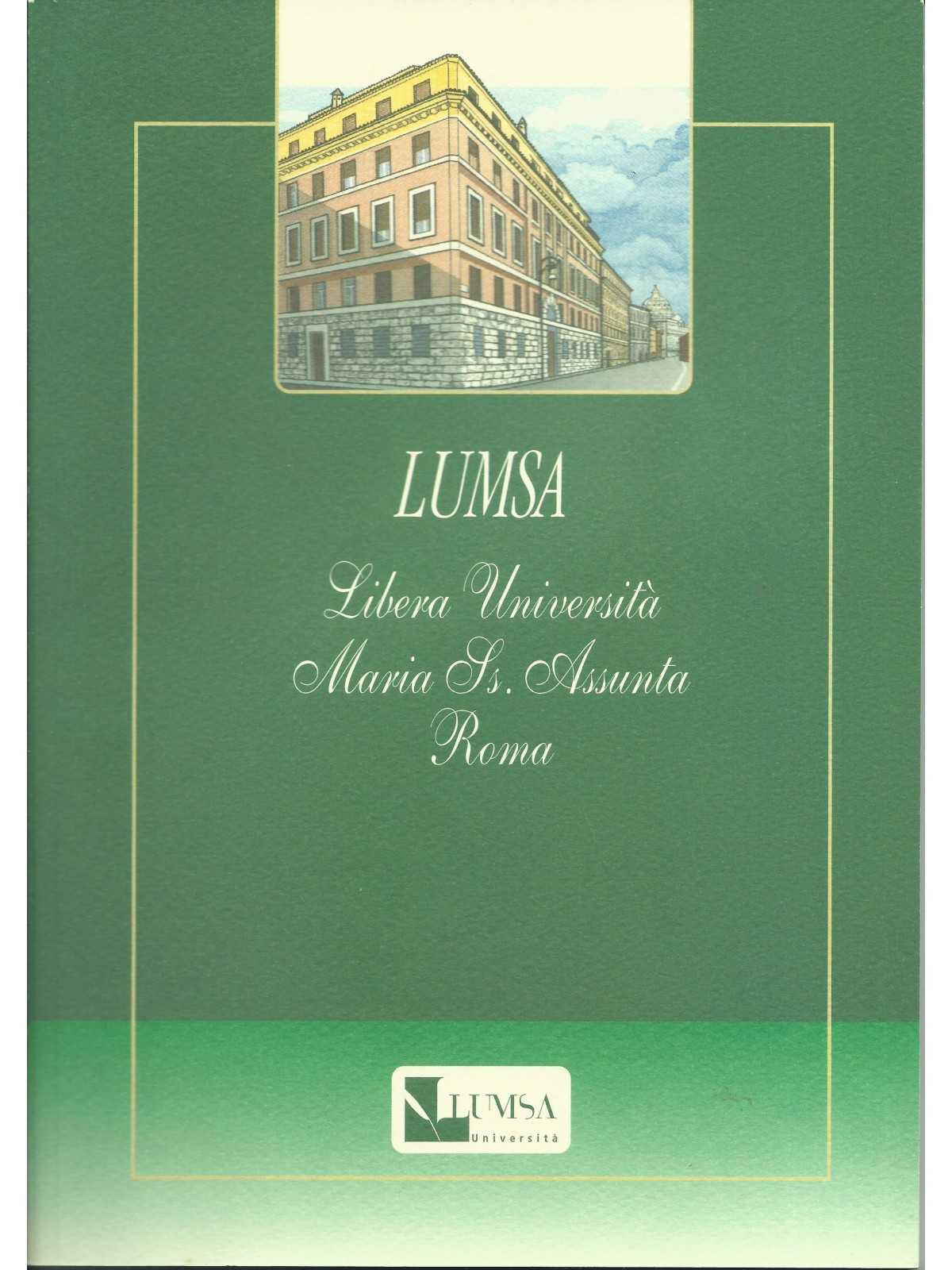 2004 ITALIA REPUBBLICA FOLDER LIBRO LUMSA LIBERA UNIVERSITA ROMA MF27082