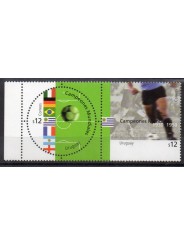 2002 EMISSIONE CONGIUNTA URUGUAY ITALIA MONDIALI DI CALCIO 2 V. MNH MF27916