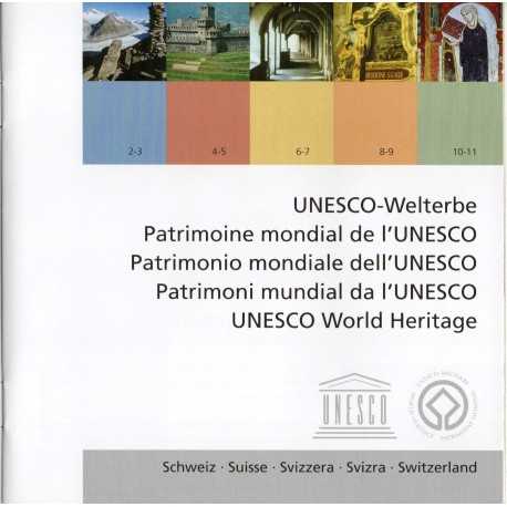 2003 SVIZZERA FOLDER UFFICIALE POSTE SVIZZERE UNESCO COMPLETO MF27958