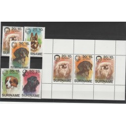 SURINAME 1978 FAUNA CANI 5 V MNH MF55327
