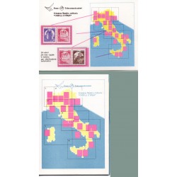 1980 REPUBBLICA ITALIANA PRECURSORI FOLDER CASTELLI D'ITALIA MF28193