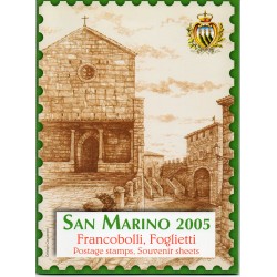 2005 SAN MARINO LIBRO UFFICIALE COMPLETO RACCOLTA EMISSIONI FILATELICHE MF28199