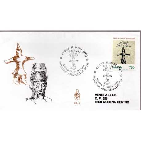 1994 FDC VENETIA 812 ITALIA ANTICHE GENTI D'ITALIA VIAGGIATA MF28522